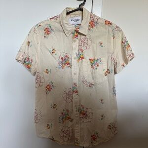 Corridor Short Sleeve Floral Button Down